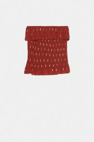 ARMONIAS Women Tops - 磚紅色 - 查看 9