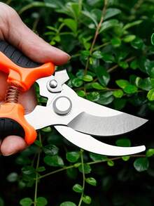 A Set Of Garden Pruning Shears – Portable Flower Pruning Shears Set | Ergonomic Non-Slip Handle | High-Tension Spring | Easy Cutting | Modern Metal Blade Pruning Shears | High-Efficiency Gardening Tools - Multicolor - View 7