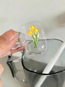 2 Giá đỡ bàn chải đánh răng hình hoa tulip dẹt - Thiết kế dễ thương, tiện dụng khi đi du lịch và ở nhà, có nắp trong suốt, nhỏ gọn và di động, bảo vệ đầu bàn chải, thoát nước và thông gió kép, phù hợp cho gia đình, ký túc xá và du lịch | Giá đựng đầu bàn chải đánh răng đáng yêu, thích hợp để cất giữ trong phòng tắm, sử dụng ở nhà và ký túc xá. - Nhiều màu - Xem 14