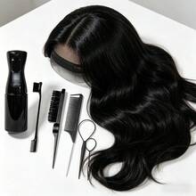 Lace Melt Spray And Tool Set, Hairline Smoothing Edge Control Finishing Tool Set, Includes Brush, Tail Comb, And Ring Tool, Suitable For Wig Installation, Modification, And Daily Styling - Lace Melting Spray - View 6