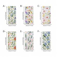1/3pcs Stained Effect Decorative Floral Static Cling Window Film. Colorful Hydrangea, Daffodil And Datura Flower Designs. No Glue, Removable & Waterproof. For Living Room, Bedroom, Bathroom, Easy Install, Sunlight Rainbow, UV Protection. - Multicolor - View 13