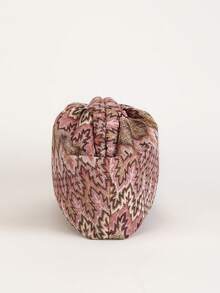 Sac à main rétro imprimé pour femmes OUYUAN, sac à main plissé bohème, sac à fermeture à pression raffiné et pratique de haute qualité, sac de plage et de vacances d'été. Convient pour un usage quotidien décontracté, les fêtes de vacances, les voyages, les banquets. C'est un cadeau exquis pour la famille, les amis et les partenaires. - Multicolore - Voir 7