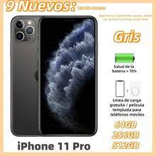 (9 New) Apple IPhone 11 Pro, Gray, Dual SIM, Dual Standby, Battery Health Over 70%, Free Charging Cable Or Screen Protector, Used-Good - Space Gray - View 2