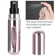 4pcs 0.17oz Portable Perfume Spray Bottles - Leak-Proof Aluminum Atomizer, Travel Essential |   Easy To Refill, Suitable For Perfume, Essential Oils, Cologne And Other Liquids, Travel Accessories, Beach Vacation, Summer Holiday, School Supplies, Back To School - 彩色 - 查看 2