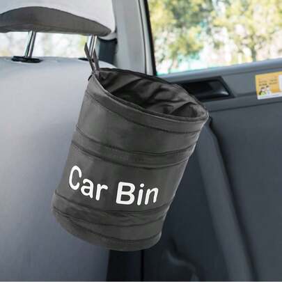 Papelera colgante plegable multifunción para el coche, contenedor de almacenamiento para el coche, organizador para el asiento trasero, accesorios para el interior del coche