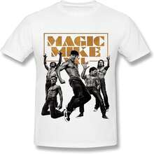 Camiseta para hombre con póster de Magic Mike - Blanco - Ver 2
