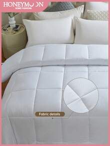 1 buah Selimut Quilted - Selimut untuk Semua Musim, Selimut Alternatif Bulu Bersertifikat Oeko-Tex dengan Lubang di Sudut - MultiWarna - View 2