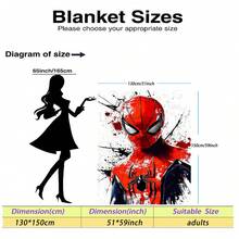 Marvel 这款蜘蛛侠主题法兰绒毯采用泼墨涂鸦艺术风格。醒目的红黑配色营造出强烈的视觉冲击力，蜘蛛侠的标志性颜色也清晰可见，便于识别。它兼具美观与舒适，触感柔软，适合用作沙发毯、午睡毯或床上用品装饰，尤其适合夏季使用。 - 彩色 - 查看 17