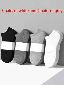 1/5/10/15/20/25/30 Pairs Men's Sports Socks, Essential Ankle Sports Socks, Soft & Lightweight, Versatile Low-Cut Ankle Socks, Women's Long Socks & Stockings, Suitable For Fitness, Autumn Wear - Multicolor - View 11