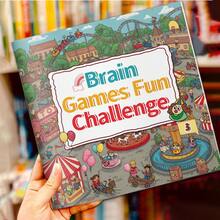 Brain Games Fun Challenge For Kids, Picture Puzzle And Word Search Activity Book, Visual Brain Teasers, Logic Thinking, Observation Skills, Problem Solving Workbook For Children, Early Learning Educational Book - Multicolor - View 9