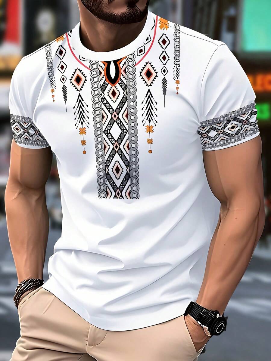 Camiseta de Novedad para Hombres - Blanco - Ver 1