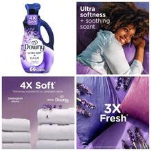 Lavender Vanilla Bean Fabric Softener Liquid Ultra Calm 44 Fl Oz 66 Loads - 1 - 查看 2