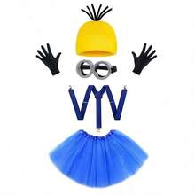 1/2/4/5pcs Theme Party Costume Accessories Set, Including Party Hats, Cartoon Character Glasses, Suitable For Christmas, Halloween And Theme Events Cosplay Decorations - Multicolor - View 17