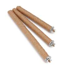 1pc Parrot Perch Rope Stand, Available In Multiple Lengths, Includes Screws For Secure Mounting, Suitable For Cockatiel, Lovebird, Parakeet, Enrichment Perch, Bird Cage Accessory, Parrot Toy, Bird Supplies - View 7