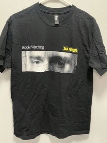SAM FENDER PEOPLE WATCHING 2025 NORTH AMERICAN TOUR BLACK T-SHIRT MEN'S MEDIUM - 黑色 - 查看 1