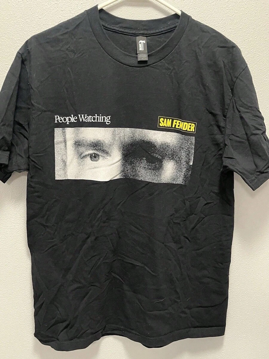 SAM FENDER PEOPLE WATCHING 2025 NORTH AMERICAN TOUR BLACK T-SHIRT MEN'S MEDIUM - 黑色 - 查看 1