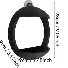 Máng cho chim ăn gắn cửa sổ, trạm cho chim ăn trong vườn trong suốt với bộ phận phân phối thức ăn tự động, chống chịu thời tiết và chống tràn. - Một cỡ - Xem 3
