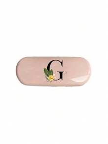Hard Eyeglass Case With A-Z Letter & Pink Daisy Flower Print, Portable Protective Eyewear Case, Waterproof Dustproof Glasses Storage Box, Suitable For Students Daily Use, Mother's Day Gift, Fits Regular Glasses And Fashion Glasses - Multicolor - View 35