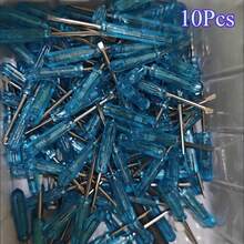 Bộ 10 tua vít mini - Tua vít siêu nhỏ chính xác 2mm, bao gồm 5 tua vít đầu dẹt và 5 tua vít đầu tròn, thích hợp để sửa chữa đồ chơi, thiết bị điện tử, kính mắt và đồng hồ, bộ dụng cụ sửa chữa cầm tay, phù hợp với người học tiếng Anh. - 10 mặt hàng - Xem 8