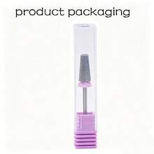 5-en-1 Forets de polissage d'ongles en acier au tungstène, Forets de manucure, Retrait d'ongles d'orteils, Convient pour les outils de polissage d'ongles en acrylique et en gel - Prune - Voir 5