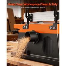 Spiral Benchtop Jointer, 6 In, 2 HP 12000 RPM Bench Top Wood Jointer, With 12-Blade Spiral Cutterhead, Up To 1/8 In Depth, Adjustable Fence, 6 X 23 In Cast Aluminum Table, For Woodworking DIY - 6 Inches, Spiral Blade - View 6
