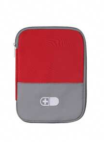 A Portable First Aid Kit Pouch | Large Capacity Emergency Kit Bag With Cross Emblem, Durable, Travel-Friendly Medicine Storage Organizer, Zipper Closure, Available In Multiple Colors - Multicolor - View 12