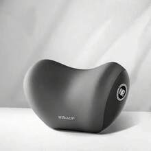 Reposacabezas de coche, soporte lumbar, almohada de hombro, almohada de coche, cojín de respaldo de cintura de algodón con memoria, productos automotrices para el hogar - Almohada lumbar negra - Ver 10