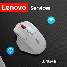 Lenovo N230 Dual-Mode Wireless Mouse | 2.4G/BT Dual-Mode Connection | Rechargeable Long Battery Life | Comfortable Design | Multi-Device Compatible - View 8