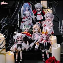 Nyssa Strange Nightmare 系列 BJD 娃娃盲盒，1/12 可爱球形关节娃娃神秘 7 英寸收藏级可动人偶生日圣诞礼物（女孩适用） - 彩色 - 查看 2