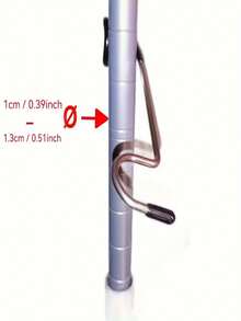 4pcs Stainless Steel Camping Hooks - Durable Multifunctional, Suitable For Hanging Lights, Clothes And Accessories. Perfect For Outdoor Adventures And Camping Gear, Also A Perfect Gift Choice For Christmas And Halloween. - Multicolor - View 8