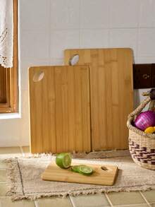 Bộ 1 thớt tre (cỡ lớn, vừa, nhỏ) hoặc thớt phô mai, khay, thớt bánh mì, thớt trái cây, thớt bít tết, dùng cho thực phẩm, nhà bếp, du lịch, đồ dùng nhà bếp, dụng cụ nhà bếp, đồ dùng nhà bếp. - Màu be - Xem 1
