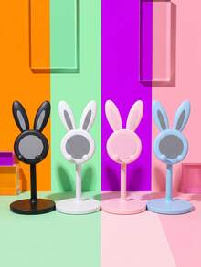 Soporte de teléfono de escritorio con forma de conejito lindo, ajustable en altura, adecuado para estudiantes, uso en el escritorio, personas perezosas en casa, selfies y transmisión en vivo. - Multicolor - Ver 4