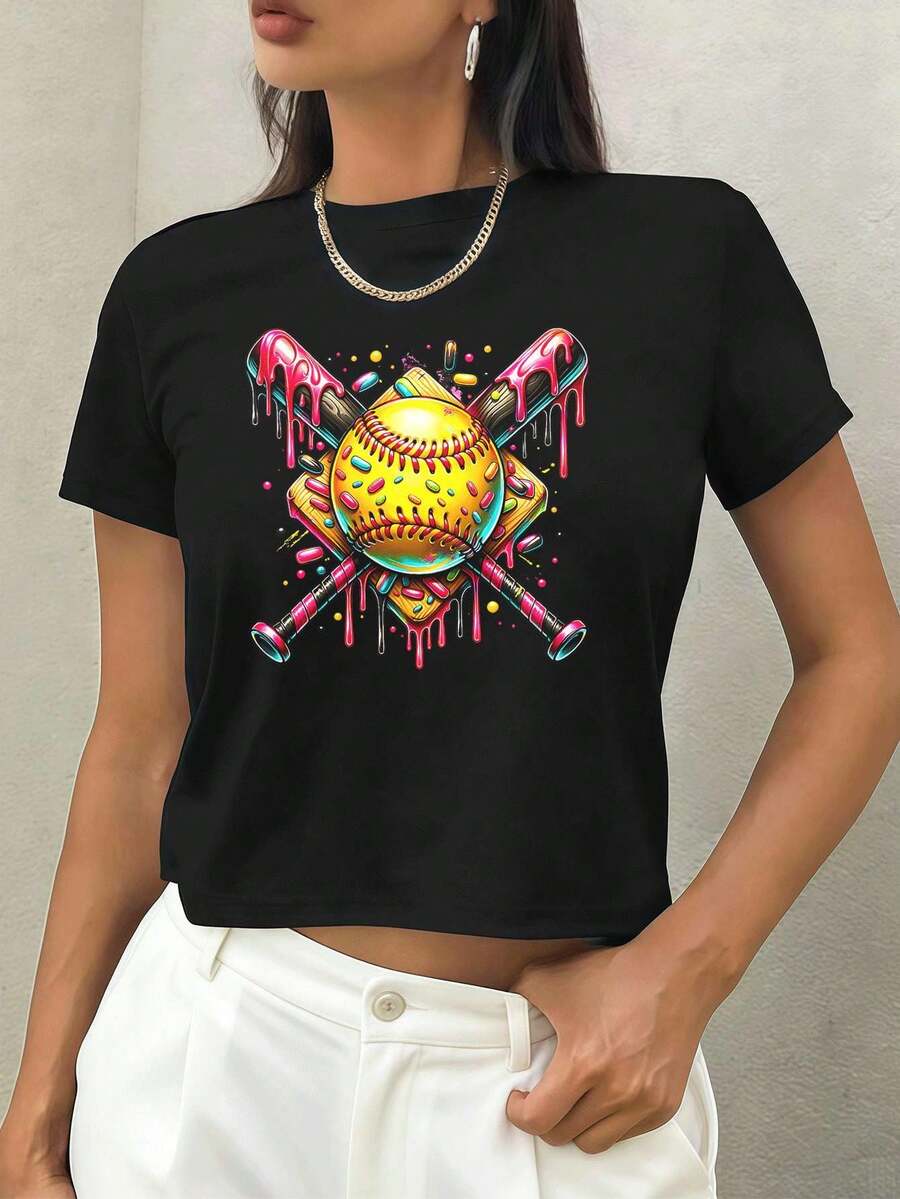 Women T-Shirts - Black - View 1