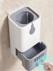 1 chổi cọ toilet treo tường kèm giá đỡ, chổi cọ toilet cán dài (lông mềm - chống dính) - Loại bỏ vết bẩn hiệu quả, giữ cho toilet sạch sẽ và hợp vệ sinh. Có thể treo tường hoặc để đứng, dễ dàng vệ sinh. Chổi cọ nhà tắm, dụng cụ vệ sinh, đồ dùng gia đình, phụ kiện phòng tắm, phụ kiện toilet. - A - Xem 5
