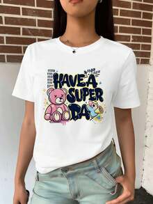 Women T-Shirts - White - View 2