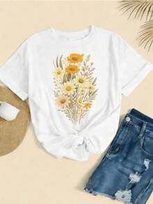 Women T-Shirts - White - View 2
