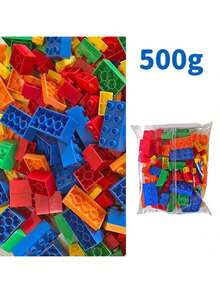 Khối xếp hình lớn đóng gói 250g/500g, mô hình lắp ráp cho trẻ em, đồ chơi Halloween cho bé trai và bé gái, quà Giáng sinh. - Nhiều màu - Xem 13