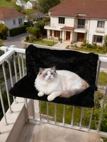 Hanging Cat Bed, Suspended Cat Nest, Wall-Mounted Cat Hammock, Pet Bed For Cats, Suitable For All Seasons, Hanging On Window Sill For Sunbathing - L-shaped - View 4