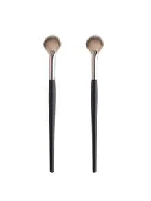 Bộ 4 cọ trang điểm highlight, lông mềm và phẳng, không cần dùng kem nền, có thể dùng để làm sáng da và tạo hiệu ứng trang điểm rám nắng, cũng thích hợp dùng làm cọ nền, che khuyết điểm, đánh má hồng, tạo khối và đánh phấn phủ. - Nhiều màu - Xem 6