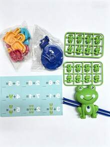 1 Set Children's Frog Balance Scale Toy, Educational Math Number Learning Game For 3+ Years Old Boys And Girls, Interactive Parent-Child, Cognitive And Logic Thinking Development - Multicolor - View 7