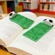 3D Football Field Bookmark, Creative Student Reading Clip, Magnetic Football Themed Bookmark, Decorative New Style - Square - View 3