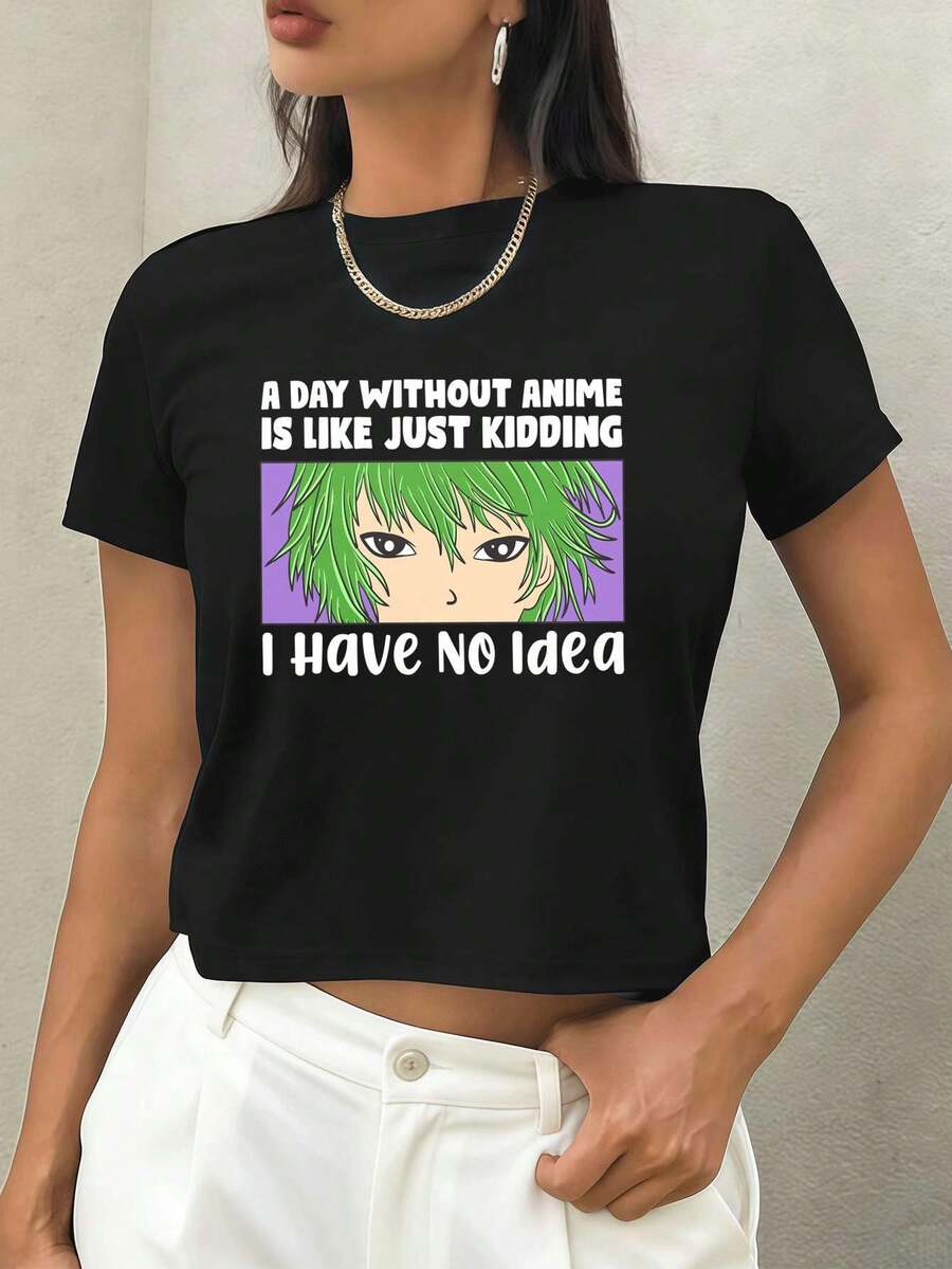 Women T-Shirts - Black - View 1