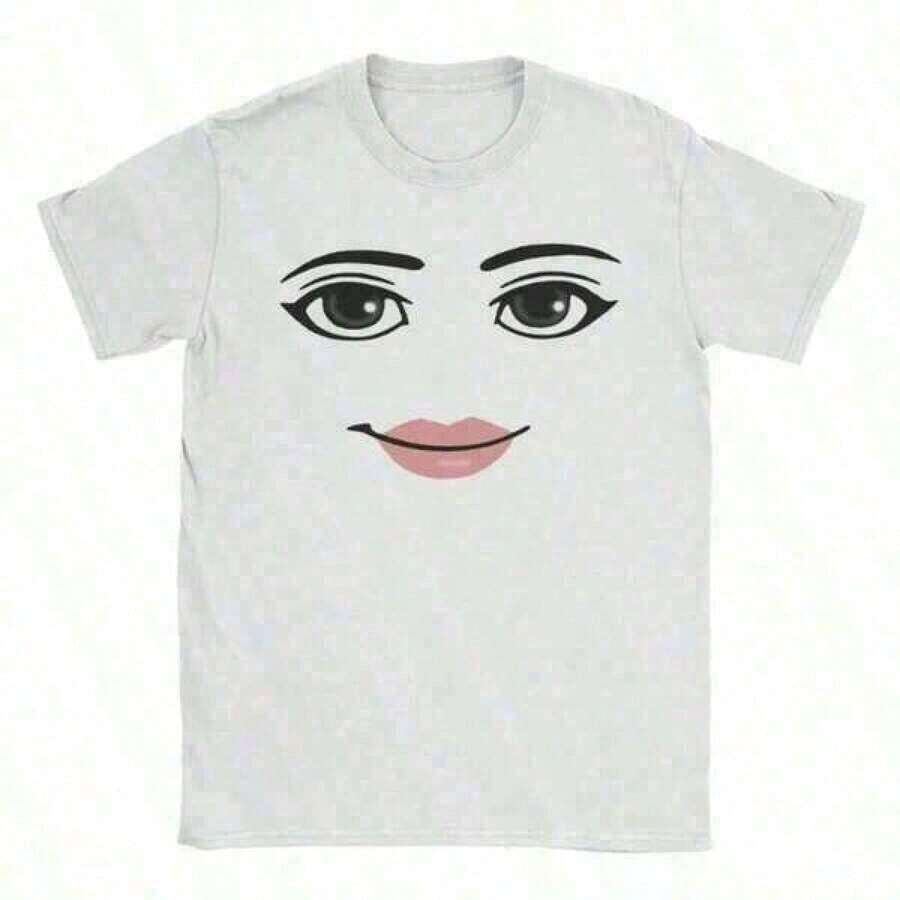Printed T-Shirt  Plus Size Men's Clothing, High Quality Novelty Robloxs Woman Face Game Meme Graphic T Shirts Men Women Fashion Short Sleeve T-Shirts Unisex Tops ,Y2K,Oversized Shirt Men S-5XL,Summer Tops - 黑色 - 查看 1