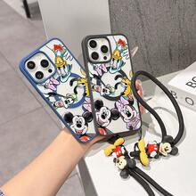 This Disney Mickey Mouse Lanyard Phone Case Is Fully Covered In TPU Material, Features Strong Magnetic Closure, Is Shockproof And Lightweight, And Is Compatible With IPhone17/16/11/13/15/15 Plus/15 Pro/15 Pro Max/12/14 Pro Max/11 Pro Max/12 Pro/12 Pro Max/13. This Phone Case Is A Popular Birthday Gift Or Business Gift Choice; It Is Durable, Stain- And Fingerprint Resistant, And Suitable For Both Men And Women. The Set Also Includes A Mickey Mouse Phone Case And A Mickey Mouse Plush Bracelet, Making It A Perfect Gift For Friends And Family. This Stylish Phone Case Is Fun, Lightweight, And Durable. IPhone17 Pro Max Phone Case, Minnie Mouse Phone Case. - Clear - View 8