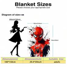 Marvel 这款蜘蛛侠主题法兰绒毯采用泼墨涂鸦艺术风格。醒目的红黑配色营造出强烈的视觉冲击力，蜘蛛侠的标志性颜色也清晰可见，便于识别。它兼具美观与舒适，触感柔软，适合用作沙发毯、午睡毯或床上用品装饰，尤其适合夏季使用。 - 彩色 - 查看 18