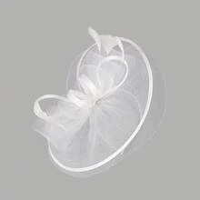 女士茶会帽，适合德比、鸡尾酒会、婚礼、化装舞会、晚宴及特殊场合，复古甜美风格，女士发饰发带 - A - 查看 20