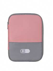 A Portable First Aid Kit Pouch | Large Capacity Emergency Kit Bag With Cross Emblem, Durable, Travel-Friendly Medicine Storage Organizer, Zipper Closure, Available In Multiple Colors - Multicolor - View 11