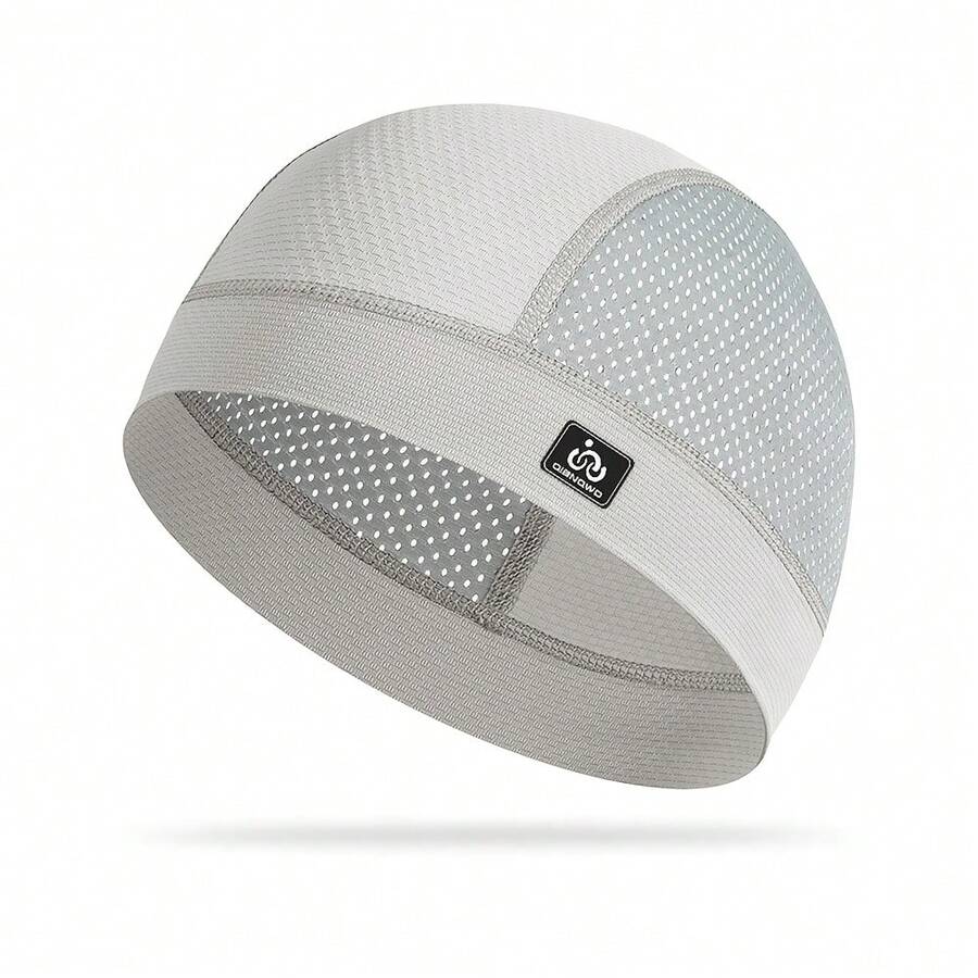 Summer Outdoor Cycling Breathable Helmet Liner Cap, High-Elastic Portable Running And Fitness Cap, Cool And Lightweight Head Cover,  Multi-Color Mesh Breathable Headscarf, Sweat-Absorbing Hat For Hiking, Trekking, And Fishing, Outdoor Sports Gift - WYM-02 Trắng - Xem 1