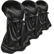 ZTZI Fashionable Satin Long Tail Durag, Hip Hop Street Headwrap, Solid Color Party Polyester Durag, All Season,Festival,Travel - UU4801 - View 6