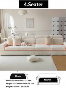 1 tấm bọc ghế sofa co giãn, chống trượt, phủ toàn bộ bề mặt, dùng được cả bốn mùa, chất liệu vải dày dặn, có thể giặt máy, chống bụi, thân thiện với thú cưng, có thể điều chỉnh kích thước cho phòng ngủ, văn phòng, phòng khách, ghế sofa hình chữ L và ghế sofa 1/2/3/4 chỗ ngồi. - Màu be - Xem 14